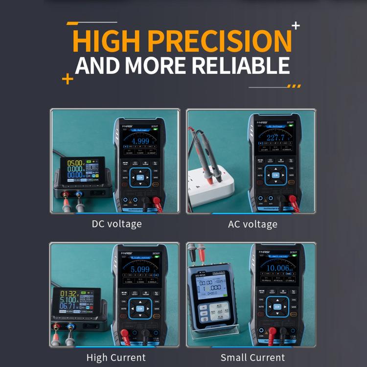 FNIRSI 2C53T Dual Channel 50M Digital Multimeter, Style:High-end Version - Digital Multimeter by FNIRSI | Online Shopping UK | buy2fix