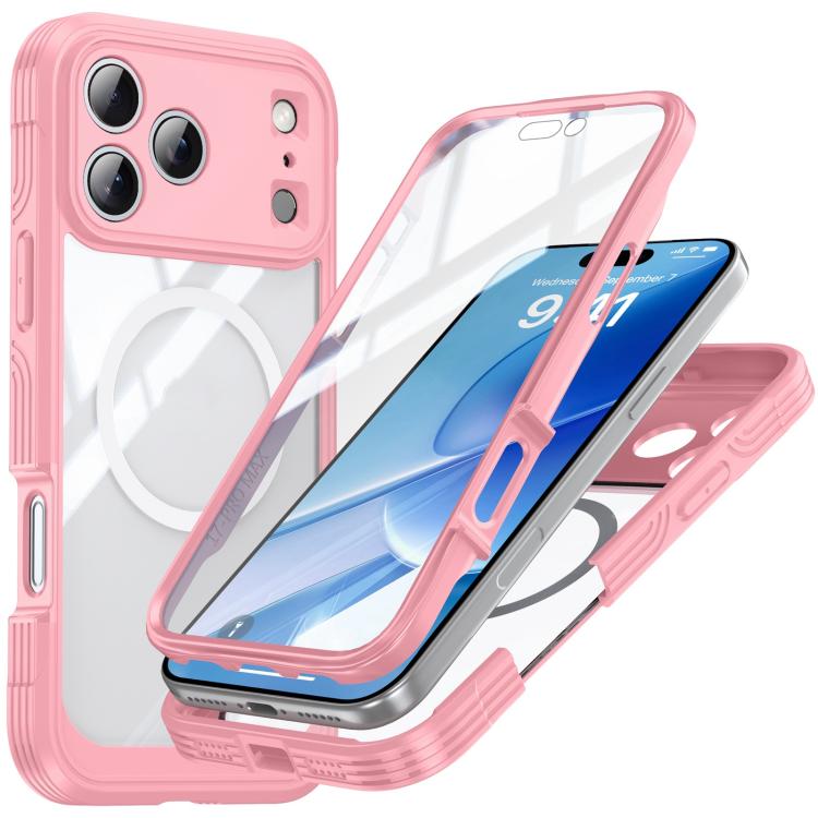 For iPhone 17 Pro Life Waterproof MagSafe Magnetic Rugged Phone Case(Pink) - iPhone 17 Pro Cases by buy2fix | Online Shopping UK | buy2fix