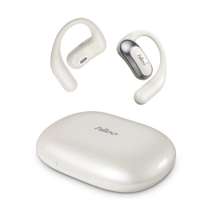 Hileo Hi95 Open-Ear Bluetooth Stereo Music Wireless Earphones(Beige) - Sport Earphone by Hileo | Online Shopping UK | buy2fix