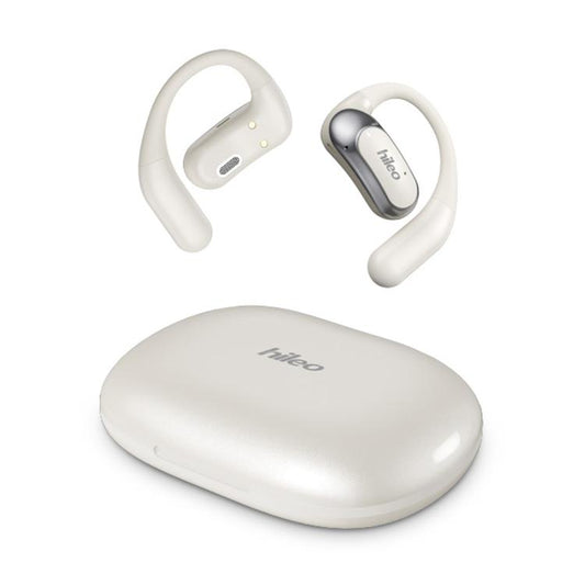 Hileo Hi95 Open-Ear Bluetooth Stereo Music Wireless Earphones(Beige) - Sport Earphone by Hileo | Online Shopping UK | buy2fix