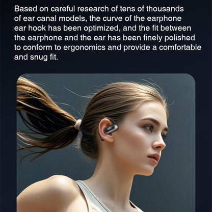 Hileo Hi95 Open-Ear Bluetooth Stereo Music Wireless Earphones(Beige) - Sport Earphone by Hileo | Online Shopping UK | buy2fix