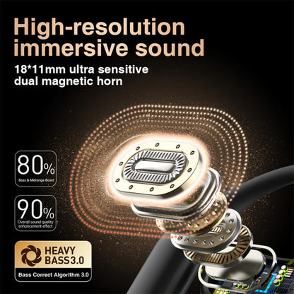 Hileo Hi95 Open-Ear Bluetooth Stereo Music Wireless Earphones(Purple) - Sport Earphone by Hileo | Online Shopping UK | buy2fix