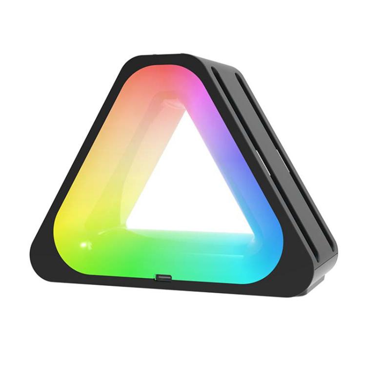 For Nintendo Switch 2 4 in 1 Triangle Handle Charging Base with RGB Light(Black) - Charger & Power by buy2fix | Online Shopping UK | buy2fix