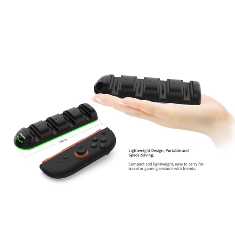 For Nintendo Switch 2 Handle 4 in 1 Charging Station with LED Display Light(Black) - Charger & Power by buy2fix | Online Shopping UK | buy2fix