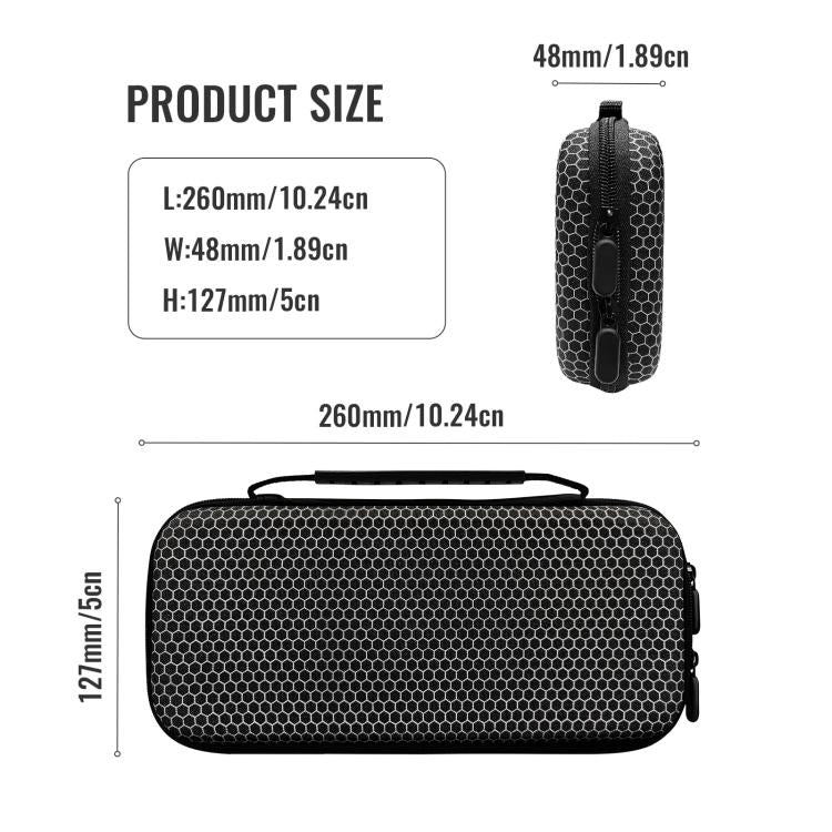 For Nintendo Switch 2 EVA Shockproof Portable Storage Handbag(Black) - Bags by buy2fix | Online Shopping UK | buy2fix