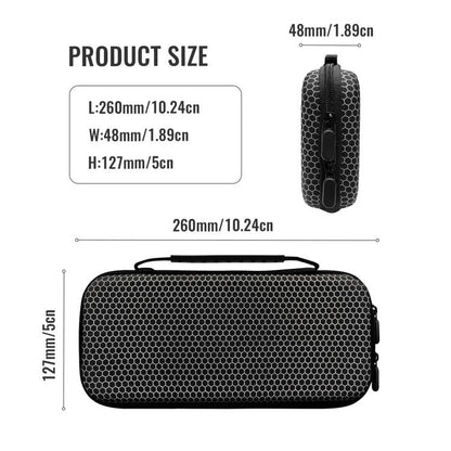 For Nintendo Switch 2 EVA Shockproof Portable Storage Handbag(Black) - Bags by buy2fix | Online Shopping UK | buy2fix