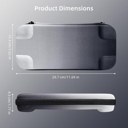 For Nintendo Switch 2 EVA Portable Shockproof Waterproof Portable Game Console Storage Bag(Black White) - Bags by buy2fix | Online Shopping UK | buy2fix