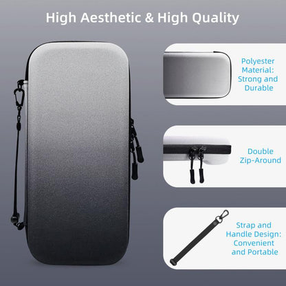 For Nintendo Switch 2 EVA Portable Shockproof Waterproof Portable Game Console Storage Bag(Black White) - Bags by buy2fix | Online Shopping UK | buy2fix