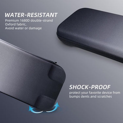 For Nintendo Switch 2 EVA Portable Shockproof Waterproof Portable Game Console Storage Bag(Black White) - Bags by buy2fix | Online Shopping UK | buy2fix