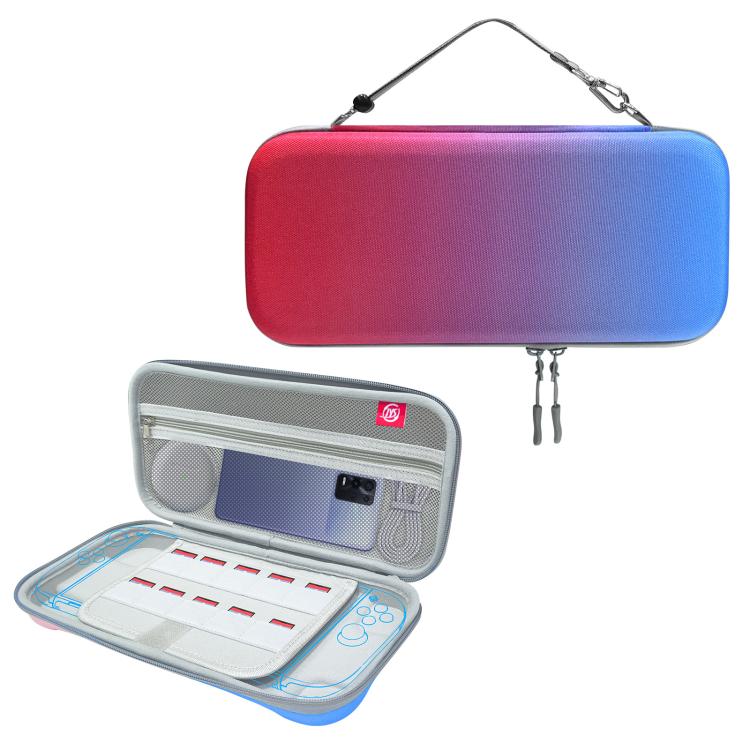 For Nintendo Switch 2 EVA Portable Shockproof Waterproof Portable Game Console Storage Bag(Red Blue) - Bags by buy2fix | Online Shopping UK | buy2fix