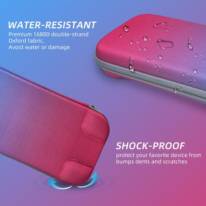 For Nintendo Switch 2 EVA Portable Shockproof Waterproof Portable Game Console Storage Bag(Red Blue) - Bags by buy2fix | Online Shopping UK | buy2fix