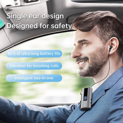 K92 Collar Clip Wireless Bluetooth Earphone(Black) - Bluetooth Earphone by buy2fix | Online Shopping UK | buy2fix