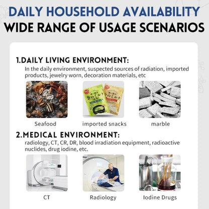 FNIRSI GC-02 Personal Radiation Detector with Alarm - Radiation Detector by FNIRSI | Online Shopping UK | buy2fix