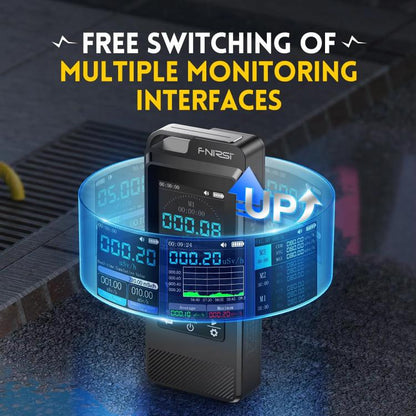 FNIRSI GC-02 Personal Radiation Detector with Alarm - Radiation Detector by FNIRSI | Online Shopping UK | buy2fix