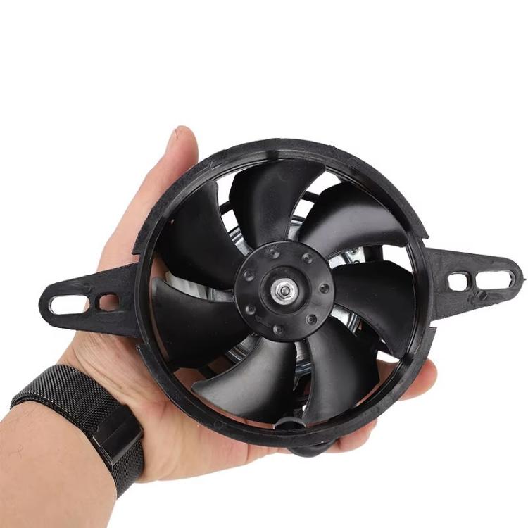 Motorcycle Cooling Fan ATV Beach Car Cold Water Tank Radiator(Black) - Heating & Fans by buy2fix | Online Shopping UK | buy2fix