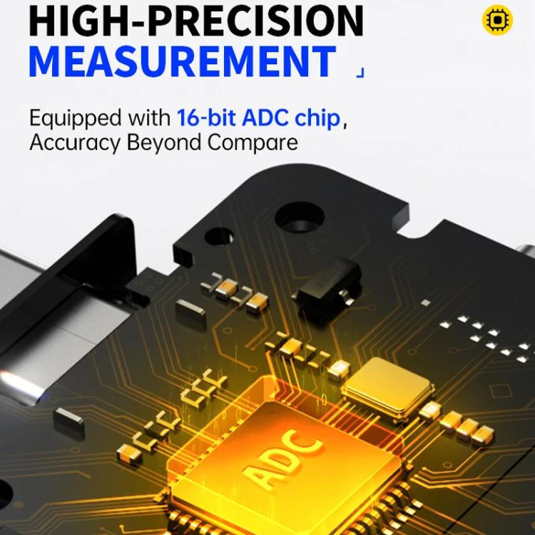 Fnirsi FNAC-28 Multi-function Type-C & USB Professional Grade Ripple Monitoring Tester - Current & Voltage Tester by FNIRSI | Online Shopping UK | buy2fix