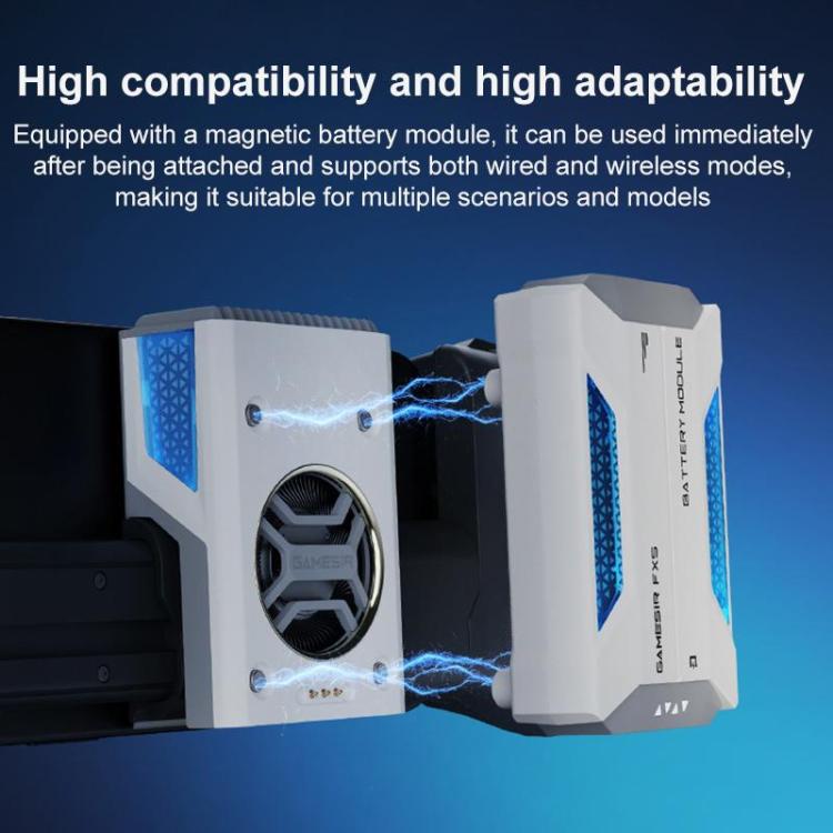 GameSir X5 Lite Game Controller FX5 Ice Crystal Semiconductor Game Controller Radiator(Battery Version) - Cooling Fan Radiator by GameSir | Online Shopping UK | buy2fix