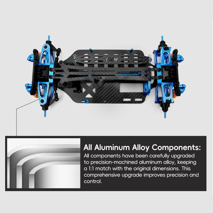 PMM Racing 1:10 TT01 Aluminum Metal Remote Control Car Frame - Others by buy2fix | Online Shopping UK | buy2fix