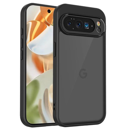 For Google Pixel 10 Pro XL Skin Feel Frosted PC+TPU Shockproof Phone Case(Transparent Black) - Google Cases by buy2fix | Online Shopping UK | buy2fix