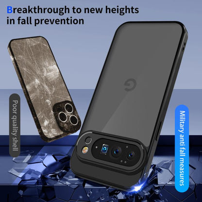 For Google Pixel 10 Pro XL Skin Feel Frosted PC+TPU Shockproof Phone Case(Transparent Black) - Google Cases by buy2fix | Online Shopping UK | buy2fix
