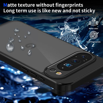 For Google Pixel 10 Pro XL Skin Feel Frosted PC+TPU Shockproof Phone Case(Transparent Black) - Google Cases by buy2fix | Online Shopping UK | buy2fix