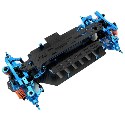 PMM Racing TT02 1:10 Carbon Fiber Chassis Aluminum Alloy RC Car Frame - Others by buy2fix | Online Shopping UK | buy2fix