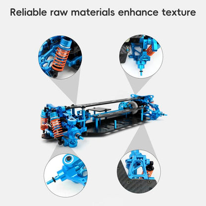 PMM Racing TT02 1:10 Carbon Fiber Chassis Aluminum Alloy RC Car Frame - Others by buy2fix | Online Shopping UK | buy2fix