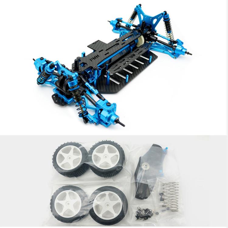 PMM Racing TT02B 1:10 Carbon Fiber Chassis Aluminum Alloy RC Rally Car Frame - Others by buy2fix | Online Shopping UK | buy2fix