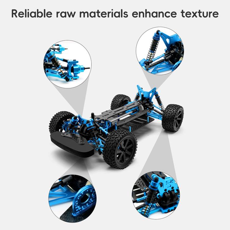 PMM Racing TT02B 1:10 Carbon Fiber Chassis Aluminum Alloy RC Rally Car Frame - Others by buy2fix | Online Shopping UK | buy2fix