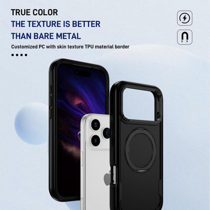 For iPhone 17 Pro Defend Rugged Gear Holder MagSafe Phone Case(Black) - iPhone 17 Pro Cases by buy2fix | Online Shopping UK | buy2fix