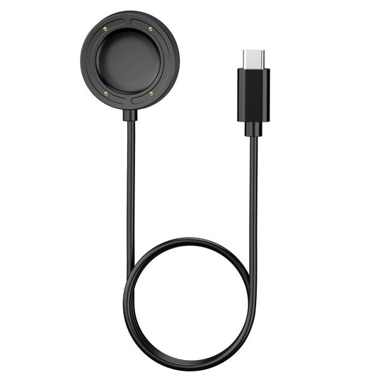 For Suunto Run xDfind Type-C / USB-C Port Smart Watch Charging Cable, Length: 1m(Black)