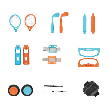 For Nintendo Switch 2 iPlay HBS-522 18 in 1 Motion Sensor Game Set(Blue Orange) - Others by iplay | Online Shopping UK | buy2fix