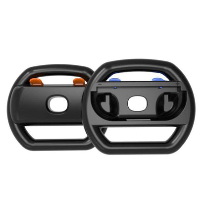 For Nintendo Switch 2 Joy-Con 1pair iPlay HBS-2813 Controller Racing Simple Steering Wheel(黑色) - Gamepads by iplay | Online Shopping UK | buy2fix