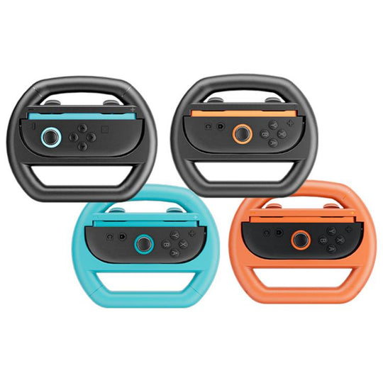 For Nintendo Switch 2 Joy-Con 4pcs iPlay HBS-2813-C Simple Racing Steering Wheel Controller