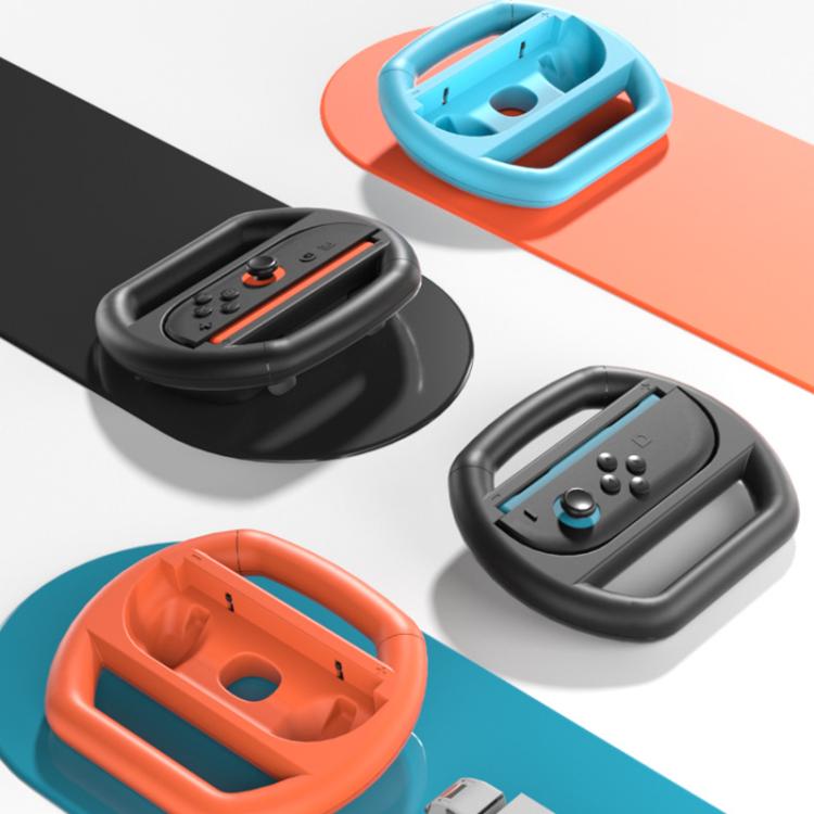 For Nintendo Switch 2 Joy-Con 4pcs iPlay HBS-2813-C Simple Racing Steering Wheel Controller - Gamepads by iplay | Online Shopping UK | buy2fix