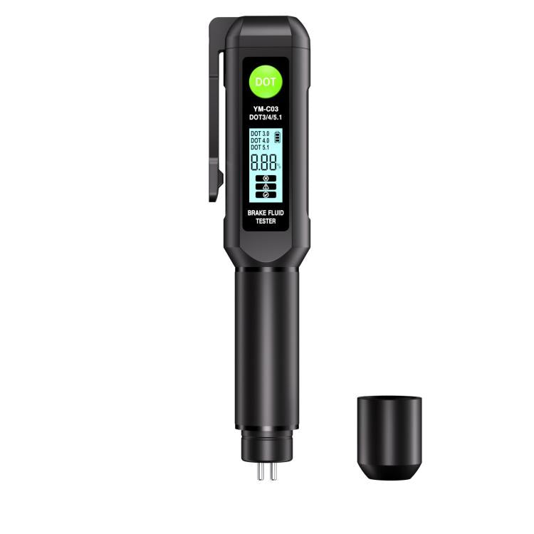YM-C03 Digital Display Car Brake Fluid Tester Brake Fluid Water Content Tester(Black) - Electronic Test by buy2fix | Online Shopping UK | buy2fix