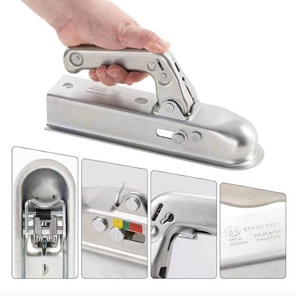 50mm Universal Ball Tow Bar Ball Trailer Coupling(Silver) - Towing Bars by buy2fix | Online Shopping UK | buy2fix