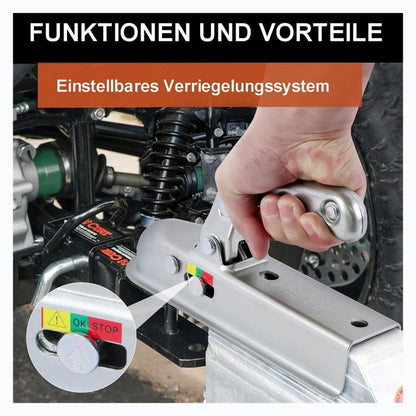 50mm Universal Ball Tow Bar Ball Trailer Coupling(Silver) - Towing Bars by buy2fix | Online Shopping UK | buy2fix