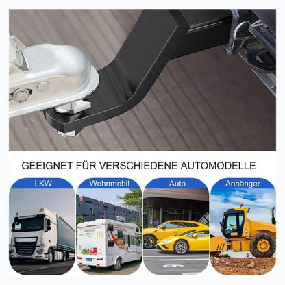 50mm Universal Ball Tow Bar Ball Trailer Coupling(Silver) - Towing Bars by buy2fix | Online Shopping UK | buy2fix