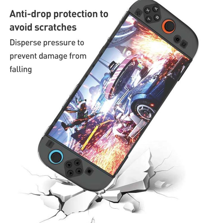 For Nintendo Switch 2 iPlay HBS-2817 6 in 1 Controller Transparent Protective Case - Cases by iplay | Online Shopping UK | buy2fix