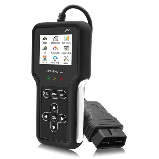 V900 Car Engine Transmission Diagnostic Scanner Tool Car Fault Detector(Black)