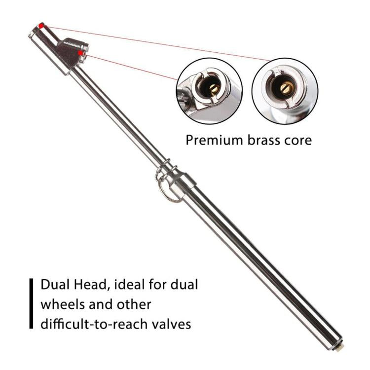 Car Portable Tire Monitoring Gauge Tire Pressure Tool(Silver) - Tire Pressure Gauges by buy2fix | Online Shopping UK | buy2fix