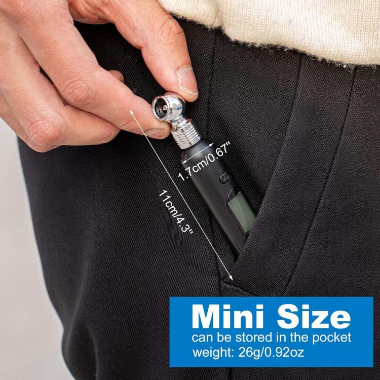 Car LCD display Portable Tire Monitoring Gauge Tire Pressure Tool(Black) - Tire Pressure Gauges by buy2fix | Online Shopping UK | buy2fix