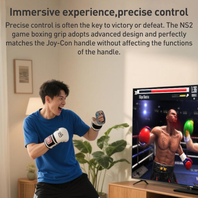 For Nintendo Switch 2 Joy-Con 1pair iPlay HBS-2820 Controller Boxing Grip(Black) - Gamepads by iplay | Online Shopping UK | buy2fix