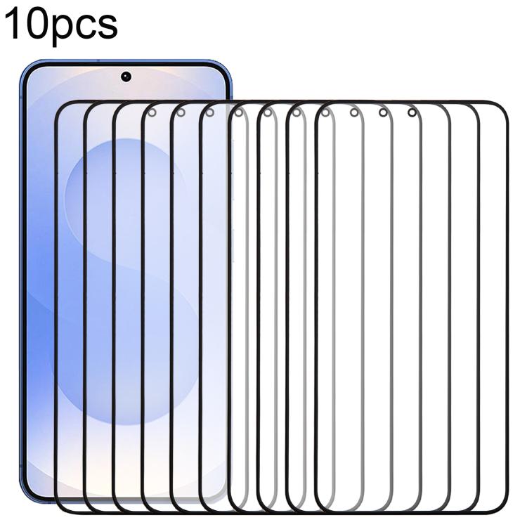 For Samsung Galaxy S25 SM-S931B 10pcs Front Screen Outer Glass Lens with OCA Optically Clear Adhesive -  by buy2fix | Online Shopping UK | buy2fix