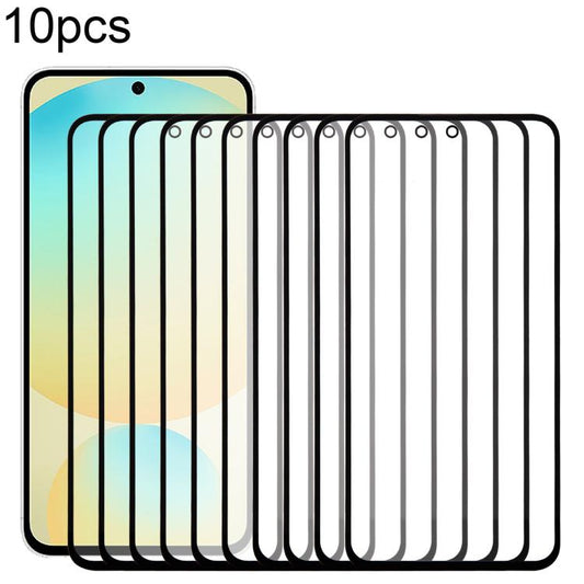 For Samsung Galaxy S24 FE SM-S721B 10pcs Front Screen Outer Glass Lens with OCA Optically Clear Adhesive -  by buy2fix | Online Shopping UK | buy2fix
