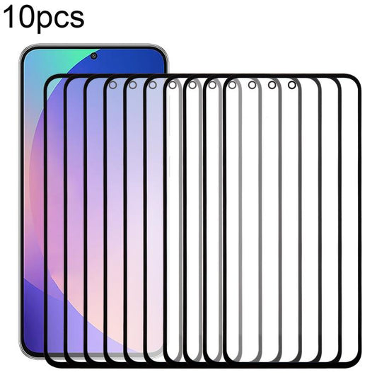 For Samsung Galaxy F56 SM-E566B 10pcs Front Screen Outer Glass Lens with OCA Optically Clear Adhesive - Outer Glass Lens by buy2fix | Online Shopping UK | buy2fix