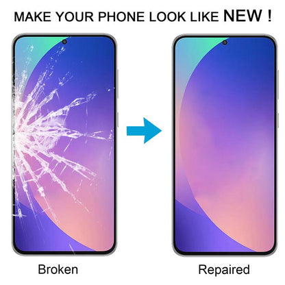 For Samsung Galaxy F56 SM-E566B 10pcs Front Screen Outer Glass Lens with OCA Optically Clear Adhesive - Outer Glass Lens by buy2fix | Online Shopping UK | buy2fix