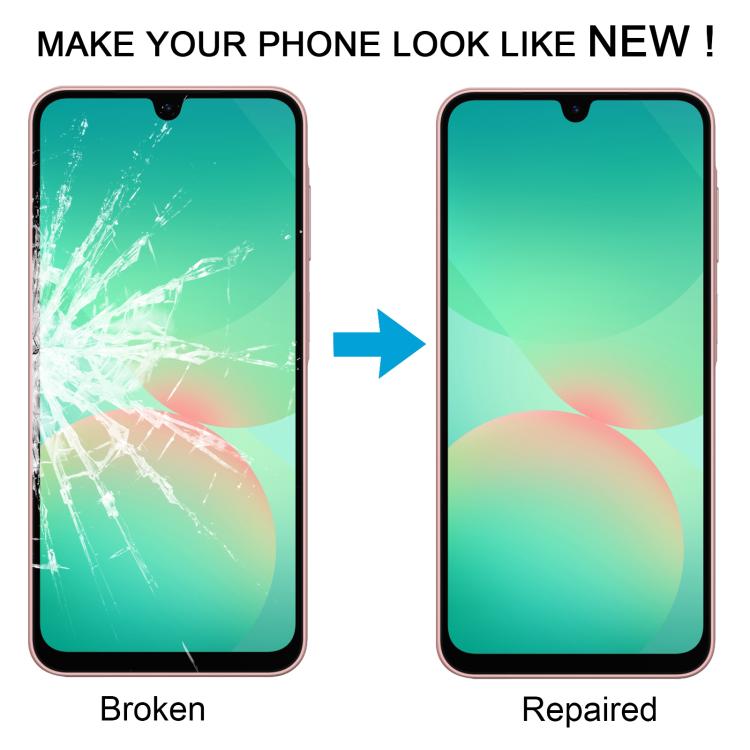 For Samsung Galaxy A26 SM-A266B 10pcs Front Screen Outer Glass Lens with OCA Optically Clear Adhesive - Outer Glass Lens by buy2fix | Online Shopping UK | buy2fix