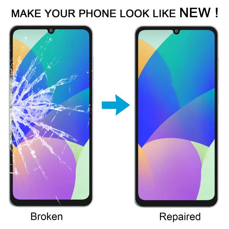 For Samsung Galaxy F06 5G SM-E066B 10pcs Front Screen Outer Glass Lens with OCA Optically Clear Adhesive - Outer Glass Lens by buy2fix | Online Shopping UK | buy2fix